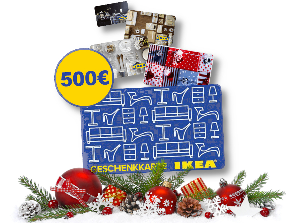 500€ Ikea Gutschein